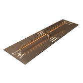 Linear Brass Burner/Rectangular Plate - CFBL210